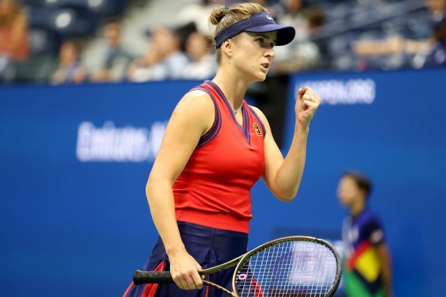 九游体育-进攻在线防守出色 斯维托丽娜横扫重返美网八强